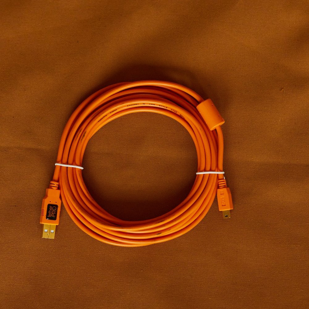 Tether Tools TetherPro USB 2.0 to Mini-B 5-Pin Cable | 15 ft